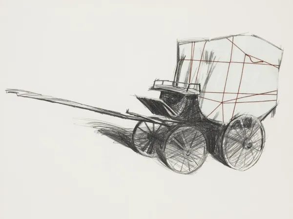 CHRISTO, Package on Carozza, Project for A. Berlingieri, Taranto, South Italy, 1984