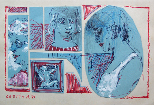 GERTI RUBINSTEIN, Three Women, 1971