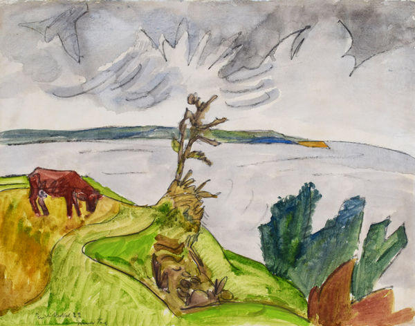 ERICH HECKEL, Grey Day | Grauer Tag, 1922