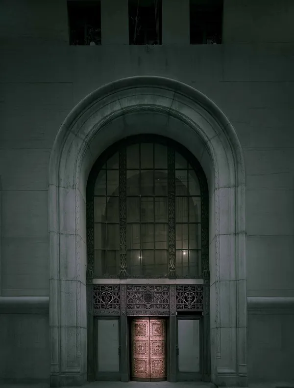 large archway entrance in New York City photograph Michael Massaia