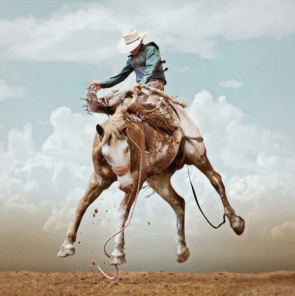 horse and rider photograph Wrubel