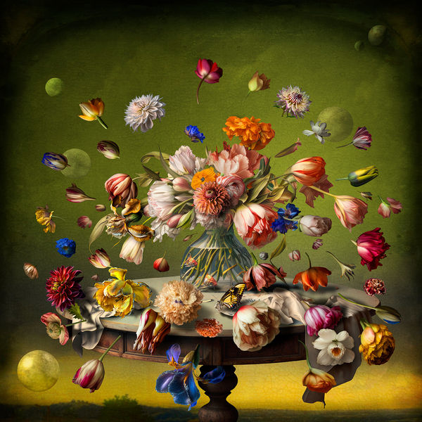 Maggie Taylor surrealist photography floral still life purchase at gilman contemporary