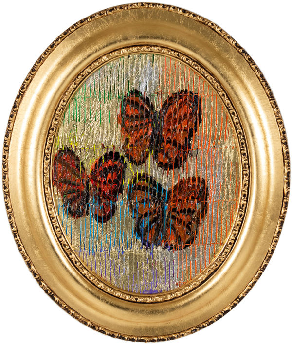 Hunt Slonem, 3 Monarchs