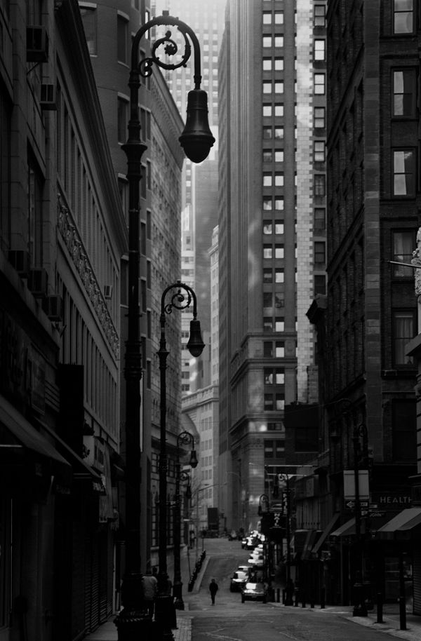 John Street black and white photograph