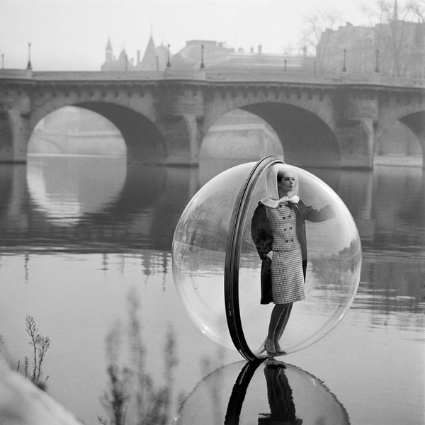 Bubble series Seine Paris Harpers Bazaar photography Melvin Sokolsky buy original art here Gilman Contemporary Sun Valley art gallery