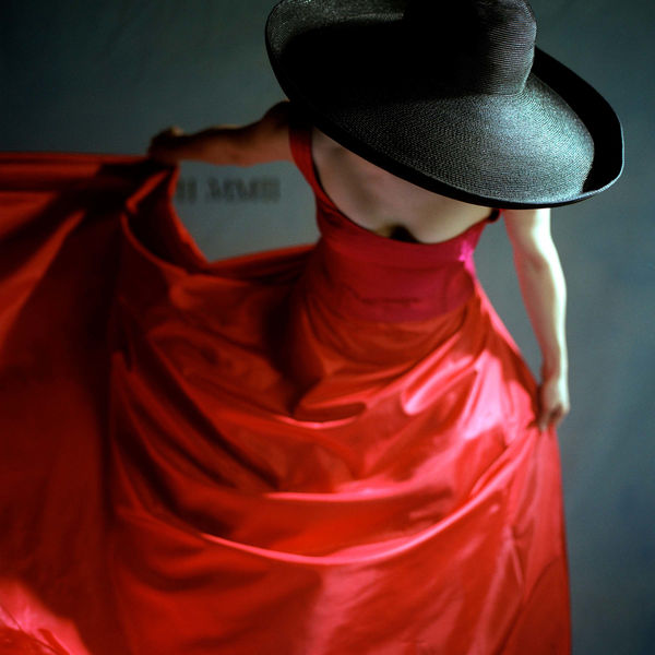 Rodney Smith photography woman twirling in red dress buy here Gilman Contemporary art gallery