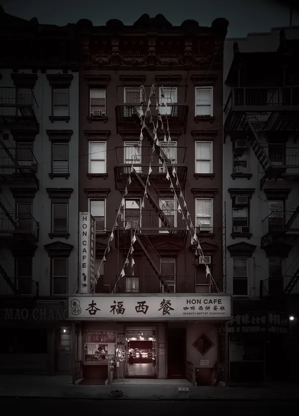 hon cafe photograph chinatown by Michael massaia