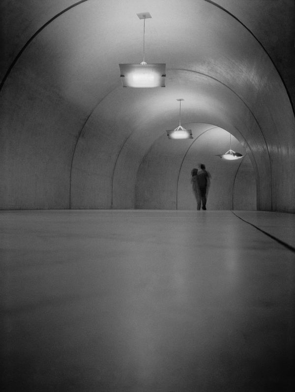 black and white tunnel photograph Jason Langer
