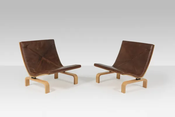 Poul Kjaerholm - A pair of lounge chairs, 1971