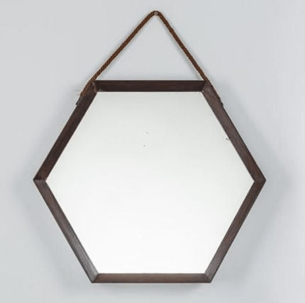 Archive, Hexagon Italian Wall Mirror