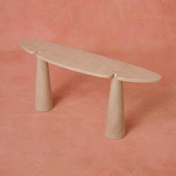 White Eros Console Table