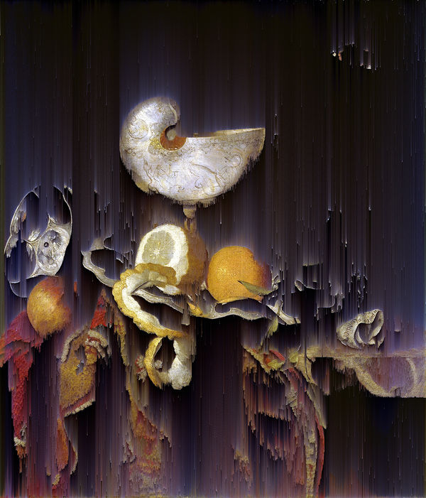 Still Life with Nautilus Cup (after Frans Sant-Acker, 1648-1688), 2017 Archival inkjet on 380gsm Hahnemühle Photo Rag paper Paper 69.0 x 59.5 cm / Image 66.0 x 56.5 cm