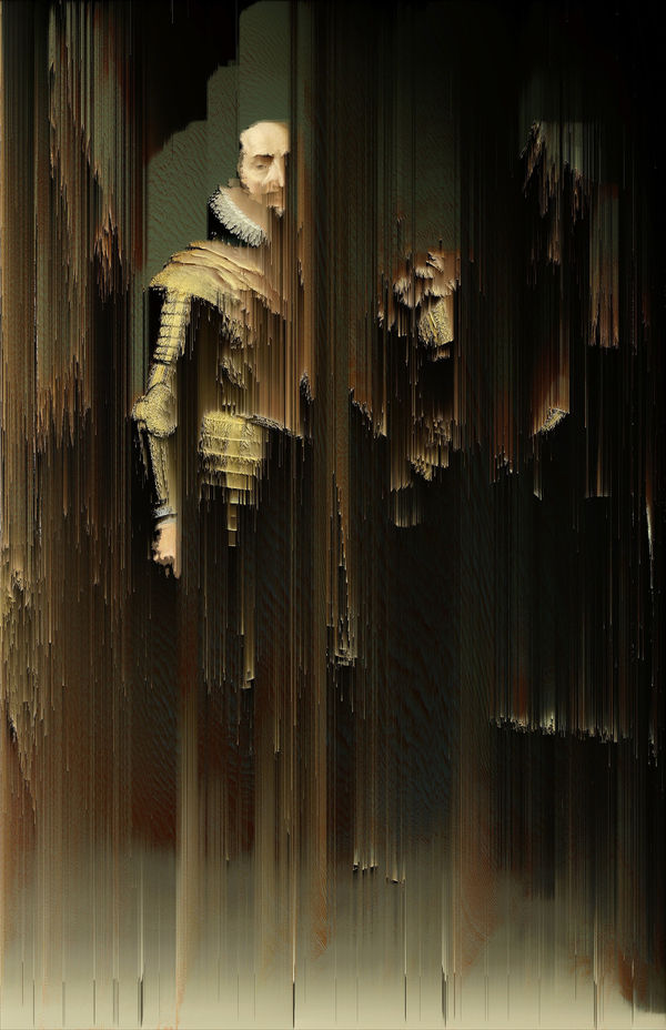 Maurice of Orange, c.1613-1620 (after Michiel Jansz van Mierevelt), 2017 NP – Giclée on canvas 150 x 97 cm 59 x 38 in