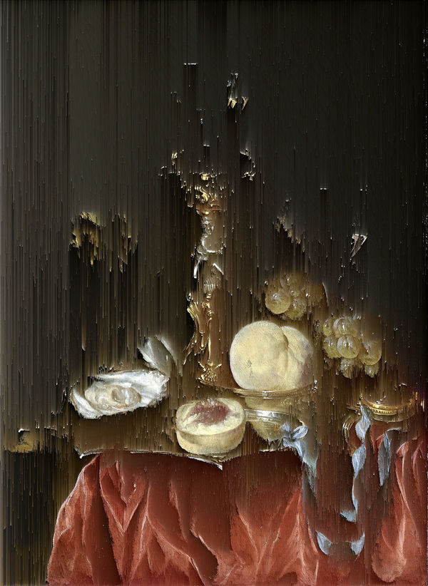 Still Life with Silver-gilt Bekerschroef with Roemer (after Abraham Hendricksz. van Beyeren, 1640-1670), 2017 Archival inkjet on 380gsm Hahnemühle Photo Rag paper Paper 53.2 x 39.3 cm / Image 50.2 x 36.3 cm