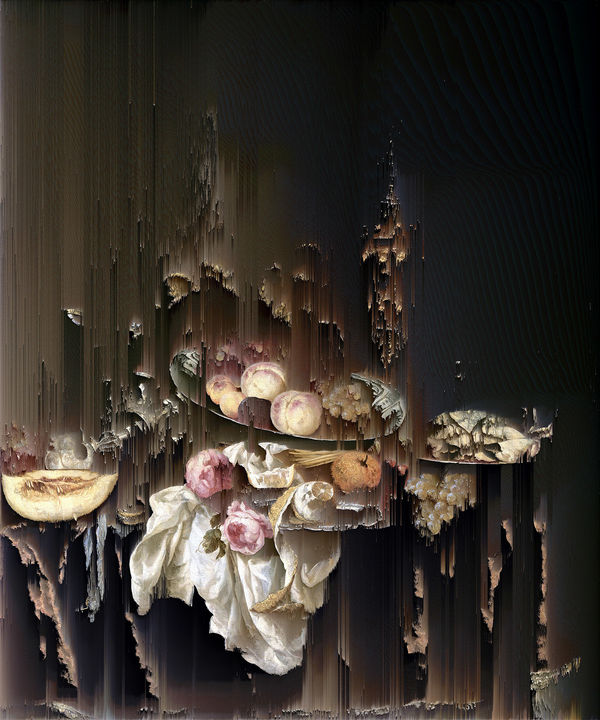 Still Life (after Abraham Hendricksz. van Beyeren, c. 1640-1680), 2017 Archival inkjet on 380gsm Hahnemühle Photo Rag paper Paper 129.0 x 109.0 cm / Image 126.0 x 106.0 cm