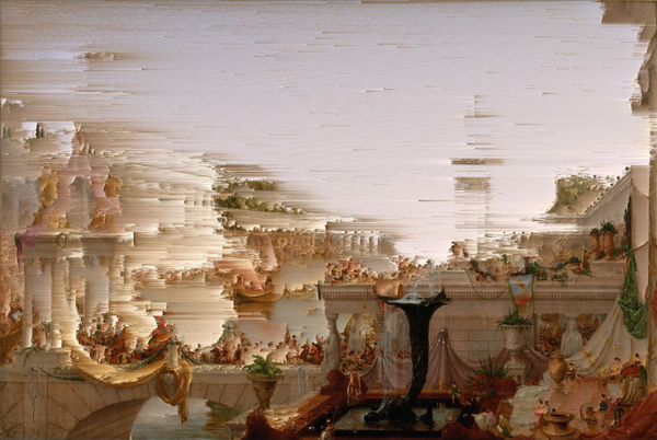 The Course of Empire - The Consummation of Empire (after Thomas Cole, 1824), 2016 Giclée on canvas 129.5 x 193 x 3 cm 51 x 76 x 1 1/2 in