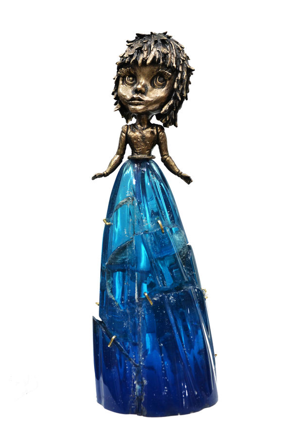 Patrick O'Reilly, Doll in Deep Blue Dress