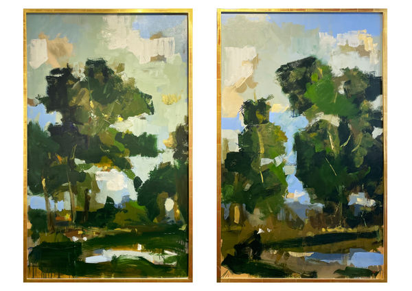 Pastoral View (Diptych)