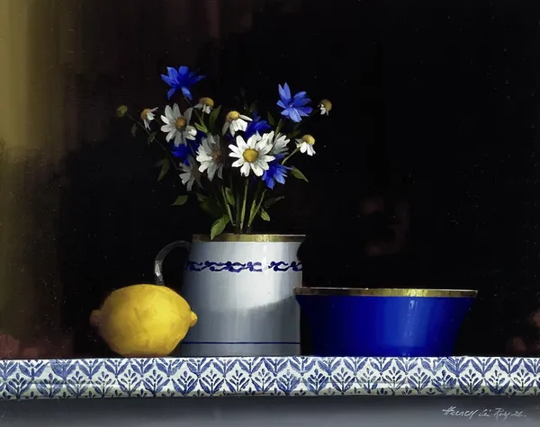 Lemon Blue David French Le-Roy