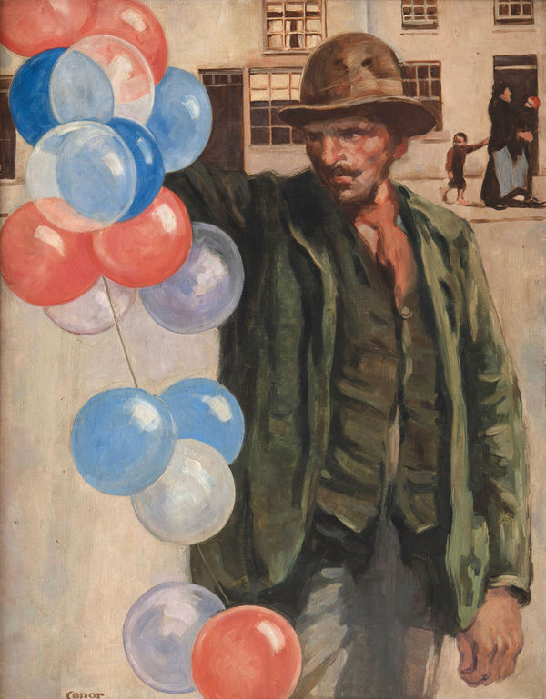 Balloon Man, c.1917 William Conor