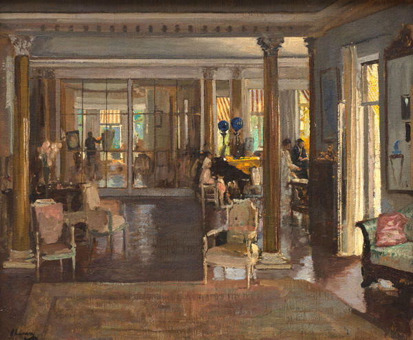 The Drawing Room, Falconwood, 1917 Sir John Lavery