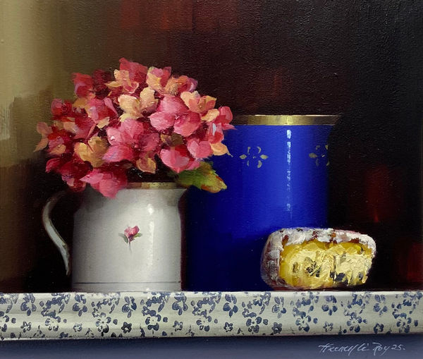 Autumn Red Hydrangea