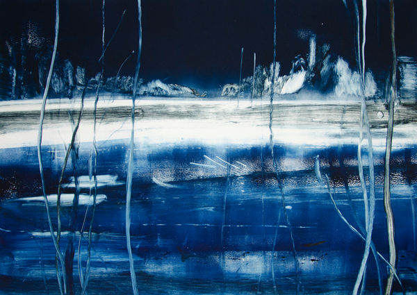 Calum McClure, Midnight by the Railway, 2021