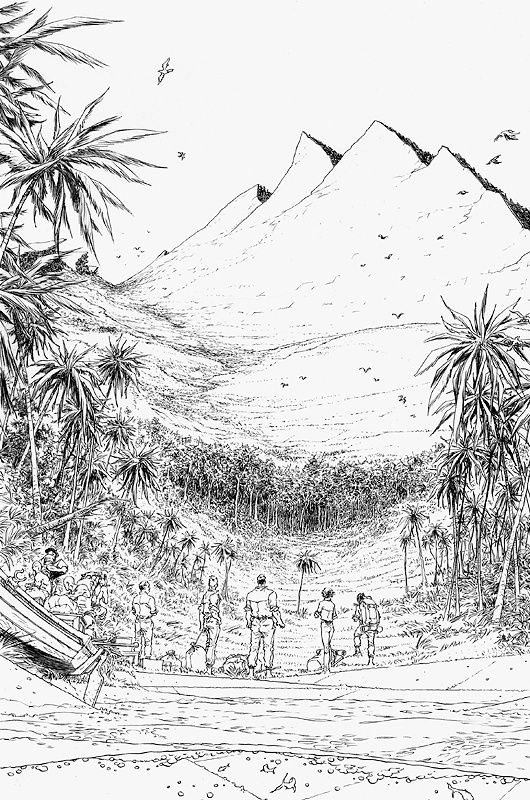 Frank Quitely, The Landing, 2015