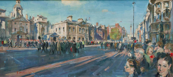 Tom Hoar, View of Whitehall, Remembrance Sunday