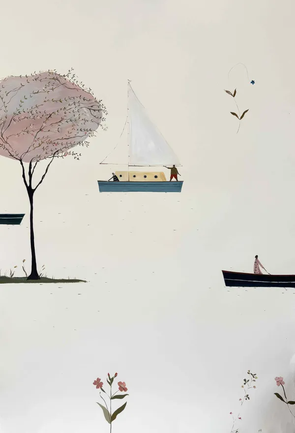Holly Razavi, Cherry Blossom and Boats