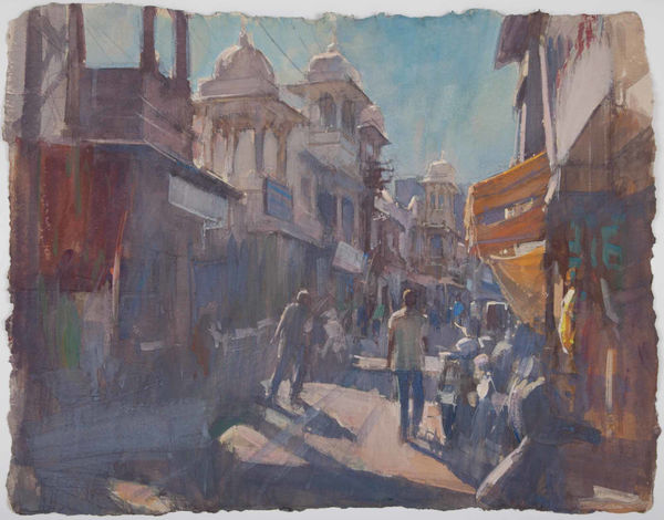 Tom Hoar, Bada Bazaar, Late Afternoon
