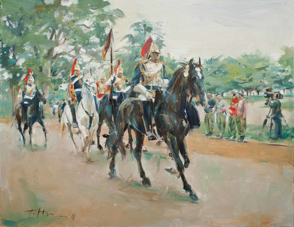 Tom Hoar, Crowd Training, Hyde Park, April 2011