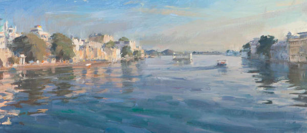 Tom Hoar, Lake Pichola from the Foot Bridge