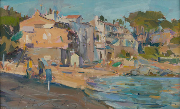 Tom Hoar, Afternoon Study, Platja Canadell, Palafrugell