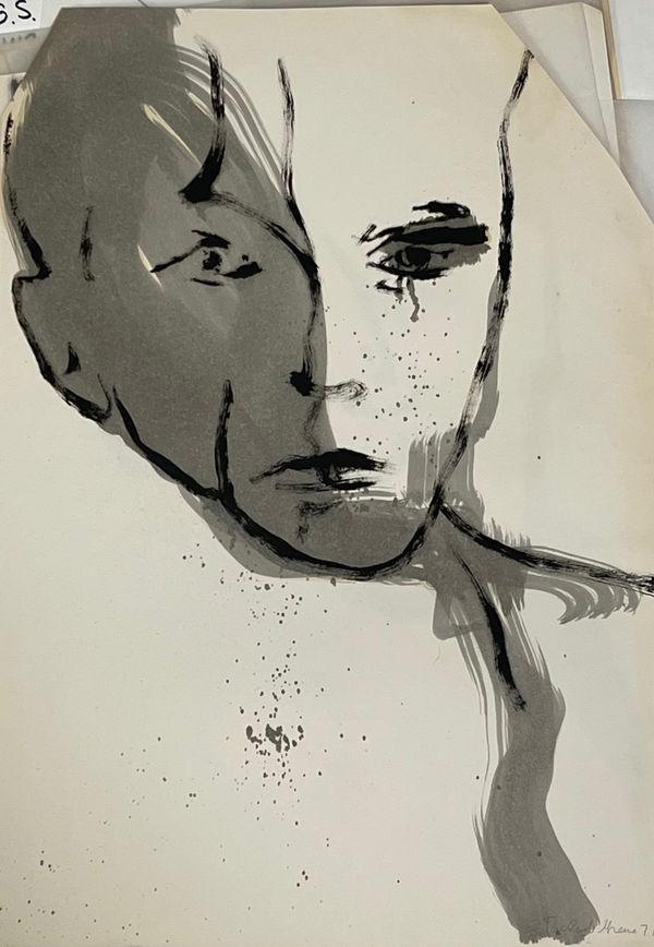 Balcomb Greene, Oil and Wash on Paper, 1970s