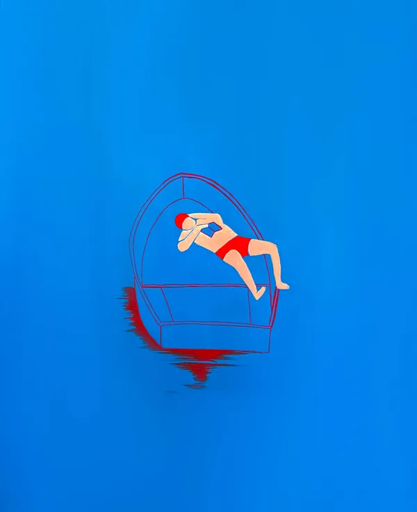 Лия Аширова THE INFINITY OF THE MOMENT (part 3) • БЕСКОНЕЧНОСТЬ МГНОВЕНИЯ (часть 3), 2024 Canvas, acrylic Холст, акрил 110 x 90 cm 43 1/4 x 35 3/8 in серии: Бесконечность мгновения