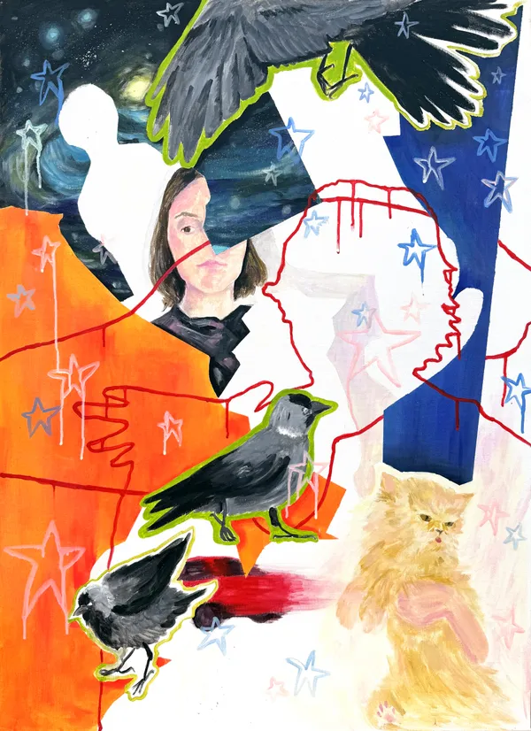 Катя Сергеева, КОСМОС И КРАСНАЯ МАШИНА , 2025