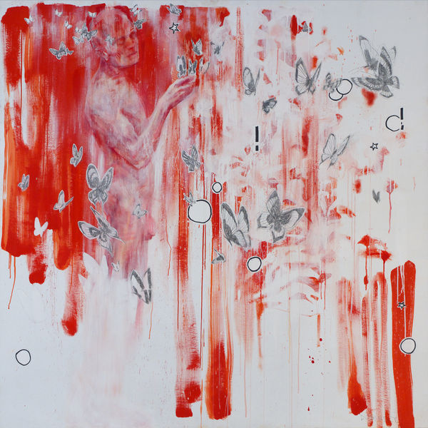 Aleksey Dubinsky CONFESSION • ПРИЗНАНИЕ , 2013 - 2019 Canvas, acrylic Холст, акрил 74 3/4 x 74 3/4 in 190 x 190 cm (в частной коллекции)