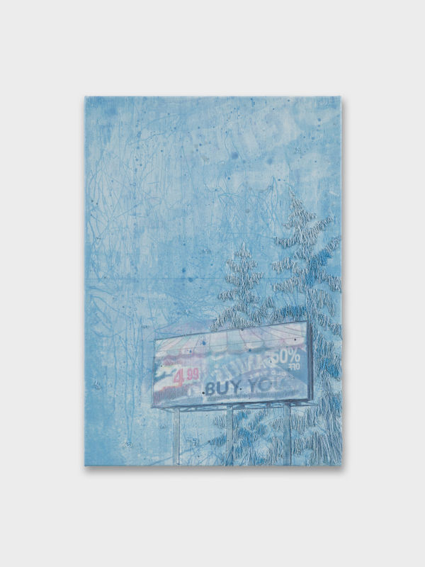 Michael Raedecker, demo (spreader), 2025