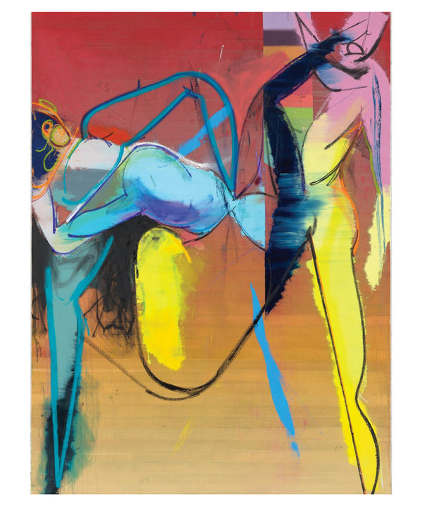 Daniel Richter, DIE ELEGANZ EMANZIPIERTER MENSCHEN, 2019