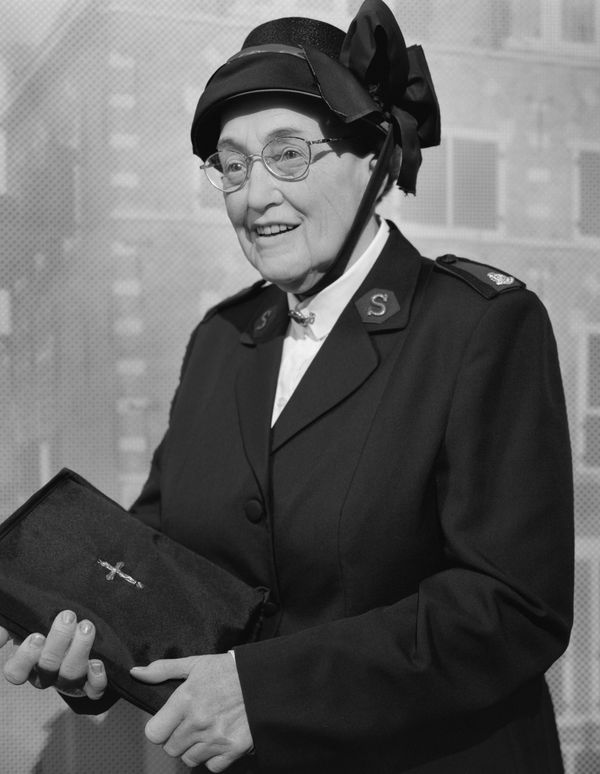 Dana Lixenberg Wax figure of Major Bosshardt, Oudezijds Voorburgwal, 2022, 2025 Gelatin Silver print mounted on aluminum, maple frame, museum glass Print size: 32.7 x 26 cm | 12 7/8 x 10 1/4 in Frame size: 34 x 27.5 x 3 cm | 13 3/8 x 10 7/8 x 1 1/8 in Edition of 4 plus 2 artist's proofs