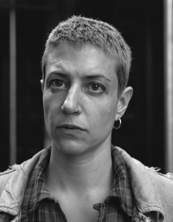 Dana Lixenberg Pennie Key, Spinhuisssteeg, 2025, 2025 Gelatin Silver print mounted on aluminum, maple frame, museum glass Print size: 32.7 x 26 cm | 12 7/8 x 10 1/4 in Frame size: 34 x 27.5 x 3 cm | 13 3/8 x 10 7/8 x 1 1/8 in Edition of 4 plus 2 artist's proofs