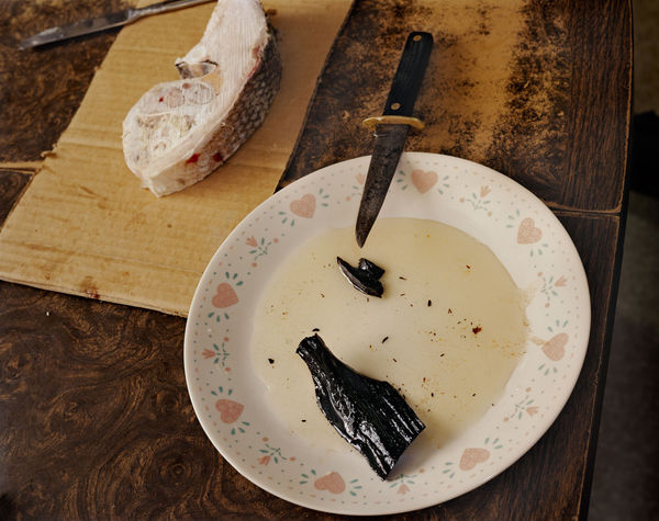 Dana Lixenberg, Panaaluk, dried seal meat in seal oil, 2007