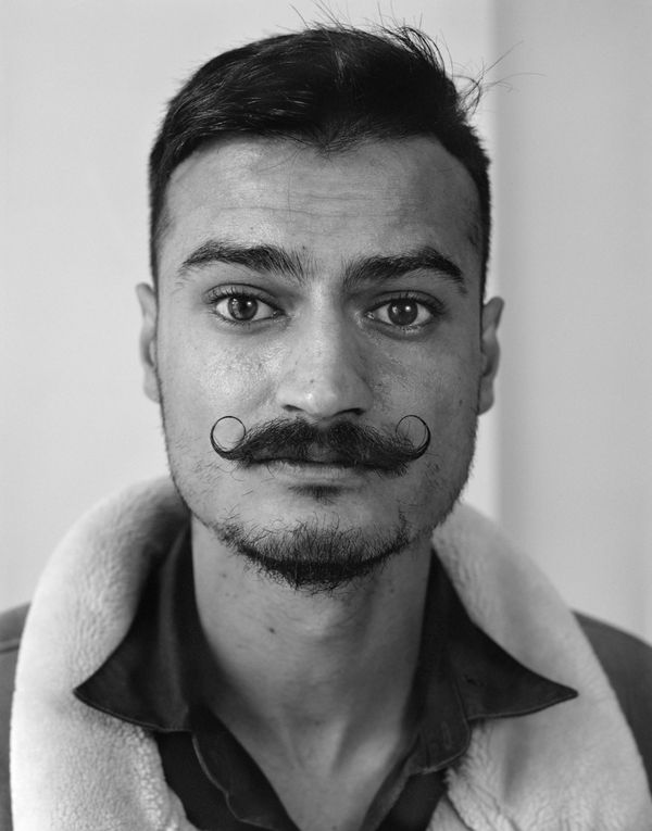 Dana Lixenberg Jerryl, Sint Annendwarsstraat, 2021, 2025 Gelatin Silver print mounted on aluminum, maple frame, museum glass Print size: 32.7 x 26 cm | 12 7/8 x 10 1/4 in Frame size: 34 x 27.5 x 3 cm | 13 3/8 x 10 7/8 x 1 1/8 in Edition of 4 plus 2 artist's proofs