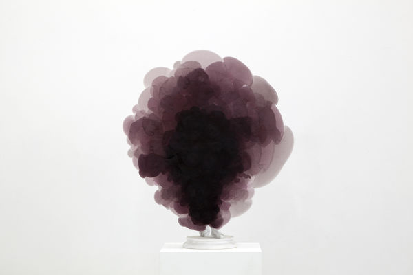 Nick van Woert, Untitled (Purple Eclipse), 2017