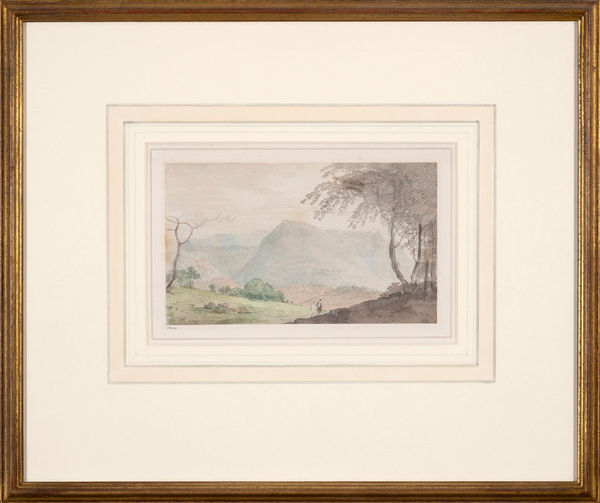 William Daniell 1769-1837Agoursee, Bihar Pen and wash on paper 10 x 17 cm 4 x 6 3/4 in