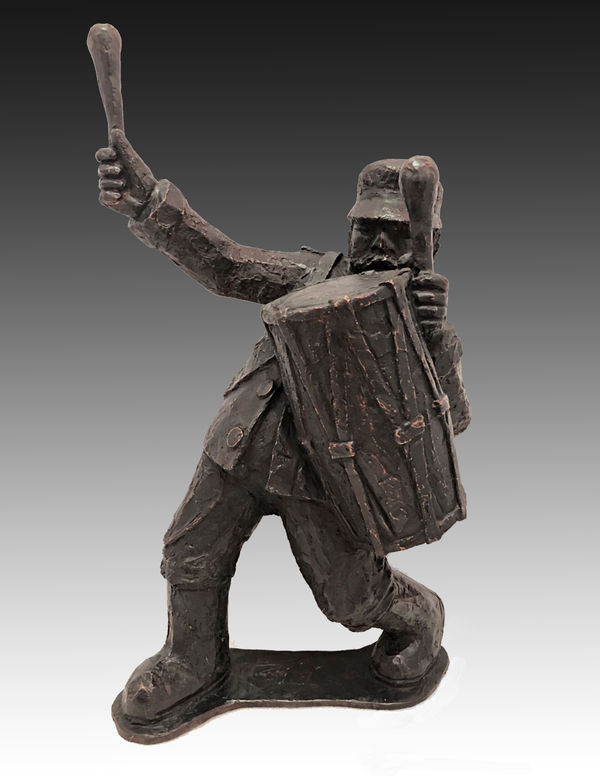 Krishen Khanna, Untitled (Bandwalla with Drum II), 2019