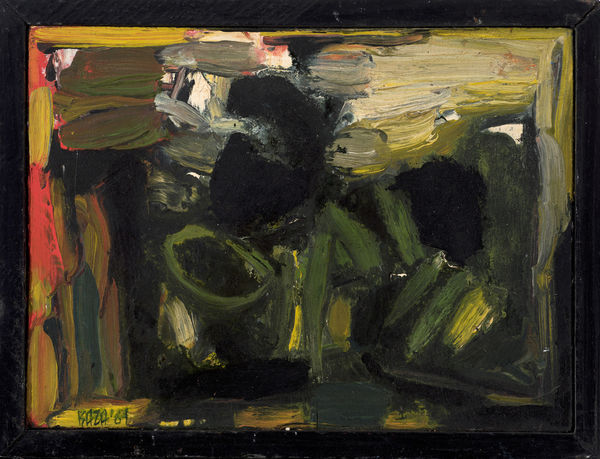 Sayed Haider Raza, Untitled (Germination), 1964