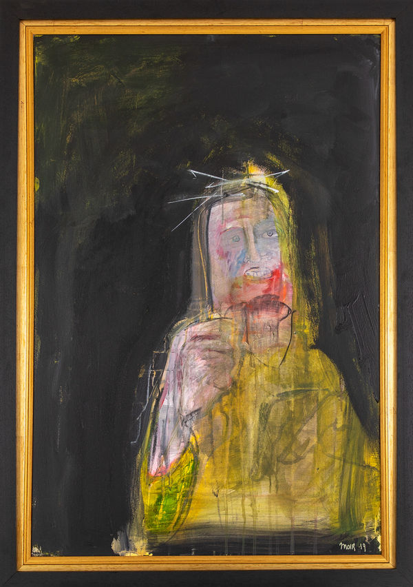Jim Moir, Icon II (With a Cup of Tea), 2019
