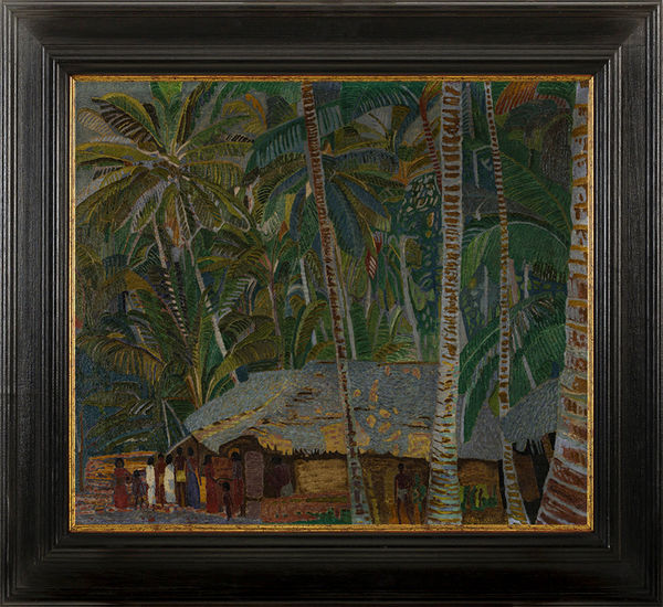 Jaroslav Hněvkovský 1884-1956Untitled (Jungle Scene, Kerala), 1911 Oil on canvas Signed and dated 'HNEVKOVSKY 1911' lower right 66 x 76.2 cm 26 x 30 in